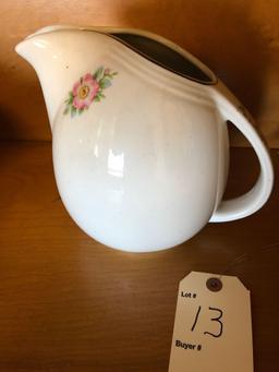 Hall?s matching pitcher & bowl set