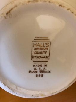 Hall?s matching pitcher & bowl set