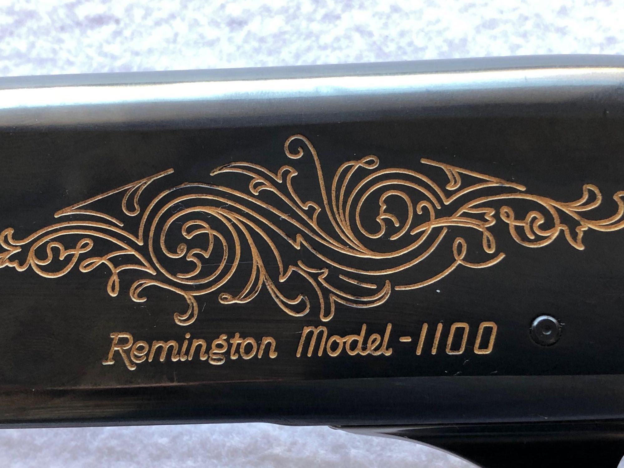 Remington Model 1100, 12 ga. Engraved