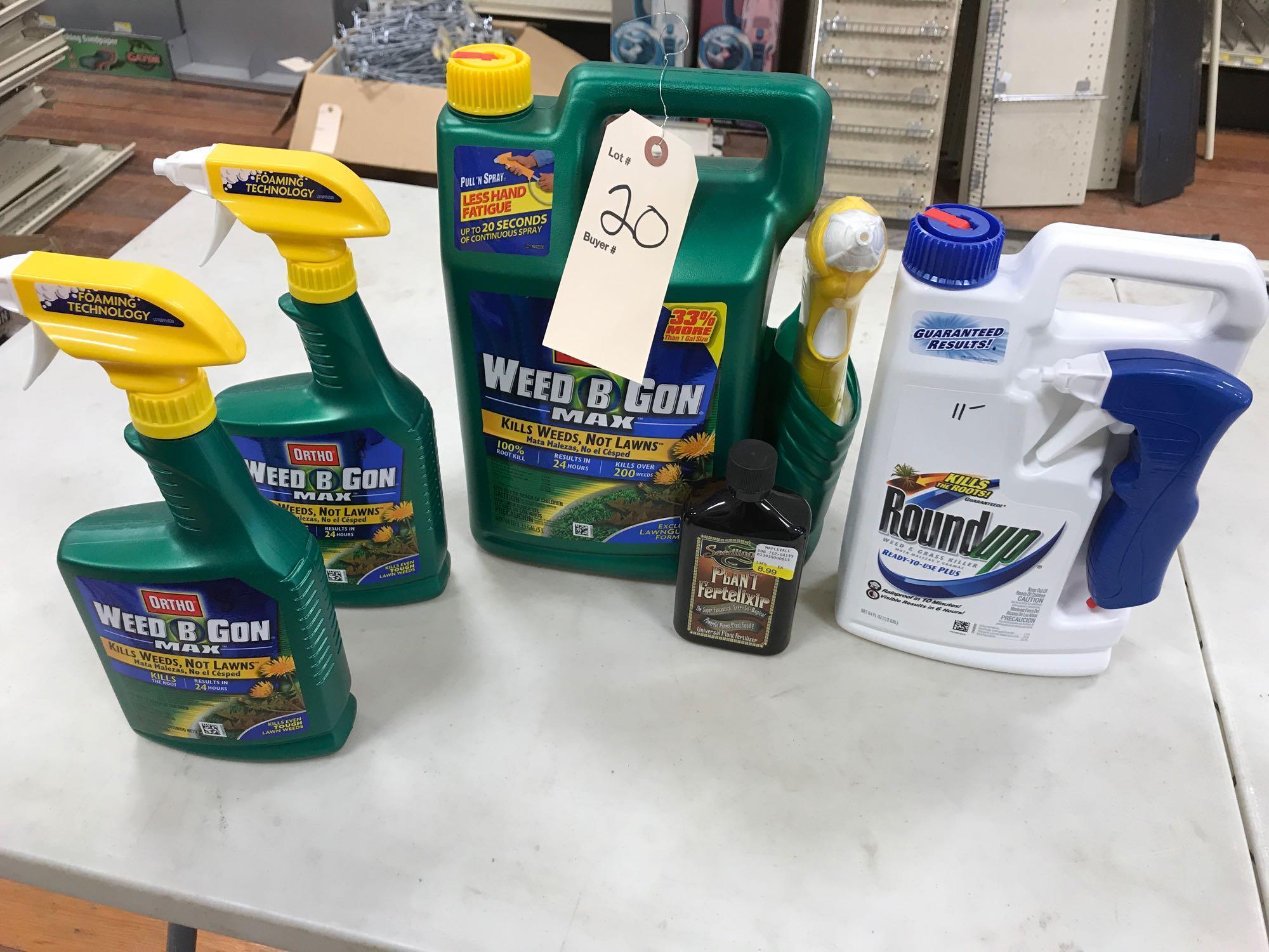 Assortment Liquid Weed Control Products