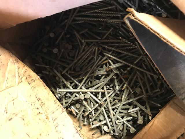 8 Box Assortment of Nails and Lag Screws