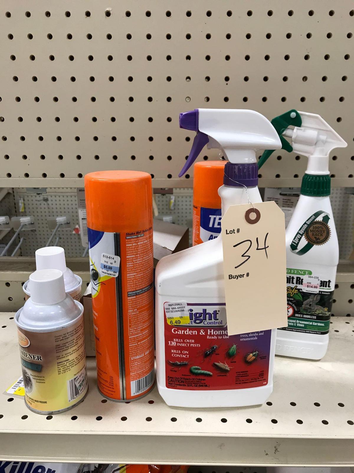 Assortment Insect and Animal Repellants