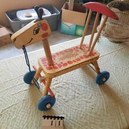 Playschool Vintage Walker Wheel Horse