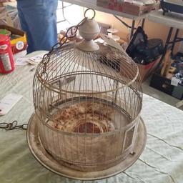 Vintage Metal Bird Cage