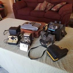 Assortment Cameras inc. Vintage Polaroids