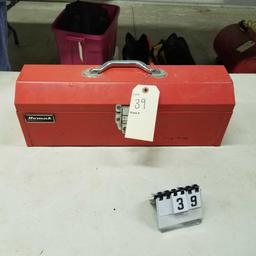 Homak Hip Roof Tool Box and Contents