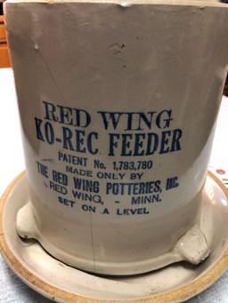 Red Wing Crock KO-REC Feeder