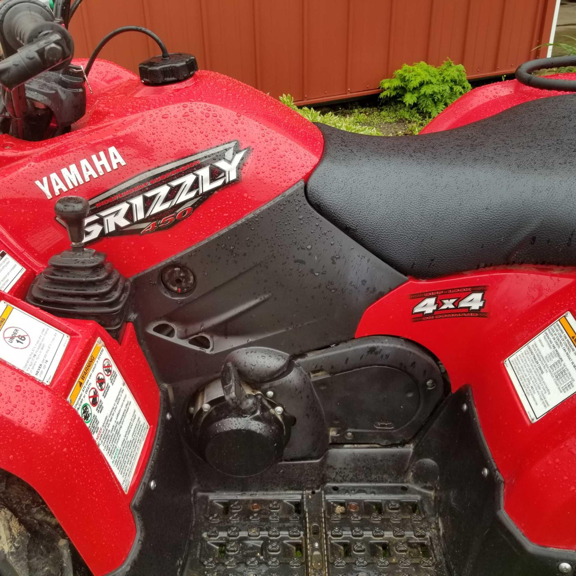 2007 Yamaha Grizzly 450 4x4 ATV