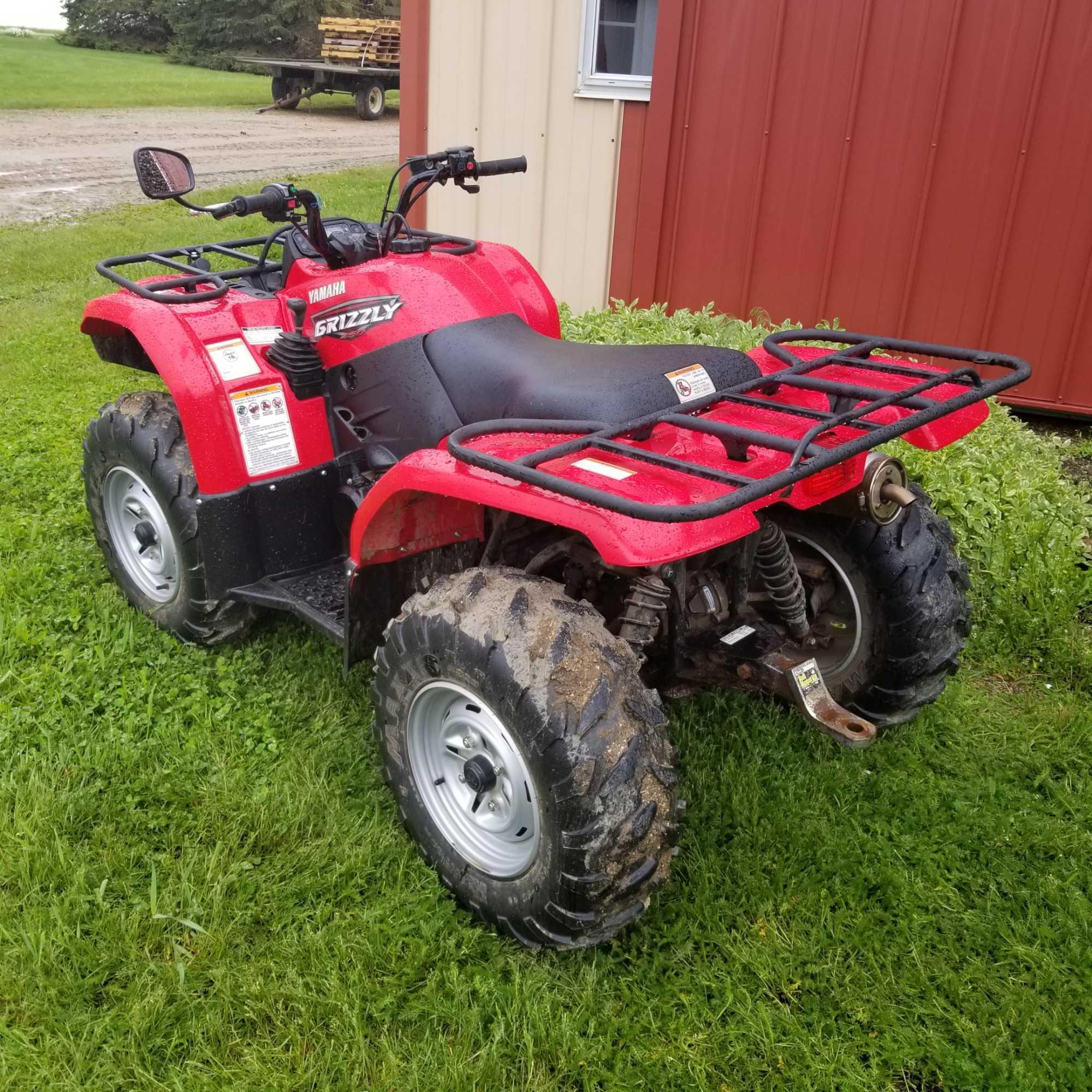 2007 Yamaha Grizzly 450 4x4 ATV