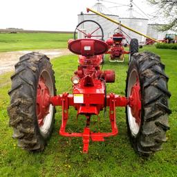 1950 Farmall "H" Tractor Gas Narrow Front 9 Speed Transmission Restored