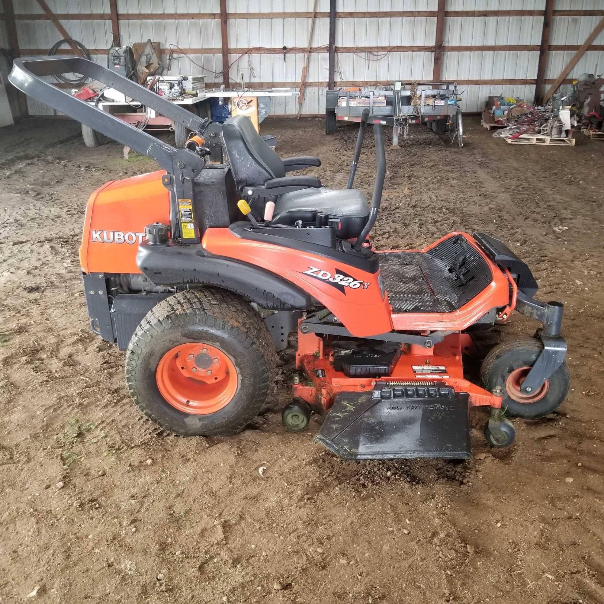 '08 Kubota ZD326 S Zero Turn Lawn Mower 60" Deck