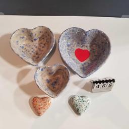 Assortment Speckled Hearts