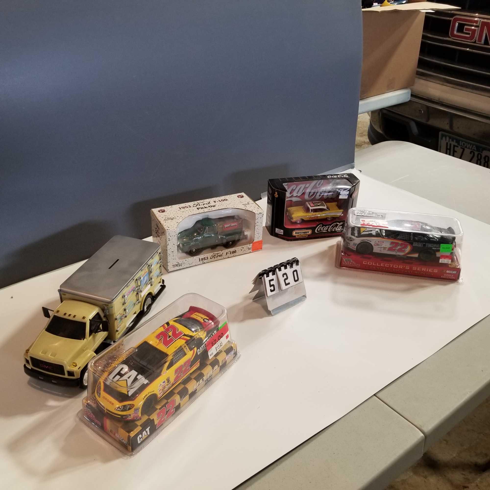 Assortment inc.Nascar Models, Schwan's Truck, and Ford F-100