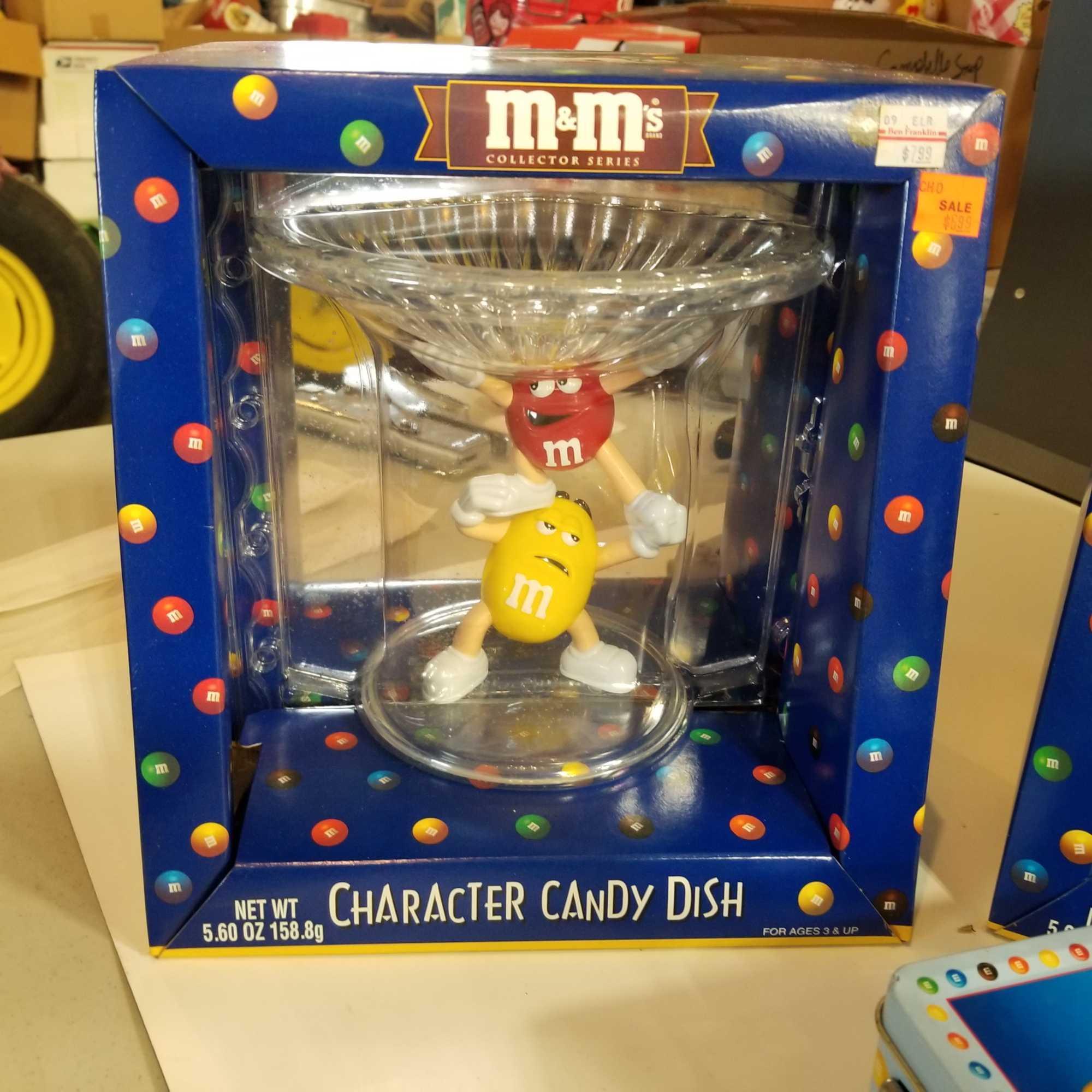 M&M Collectible Candy Dishes and Dispensers