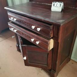 Wash Stand with Towel Rack