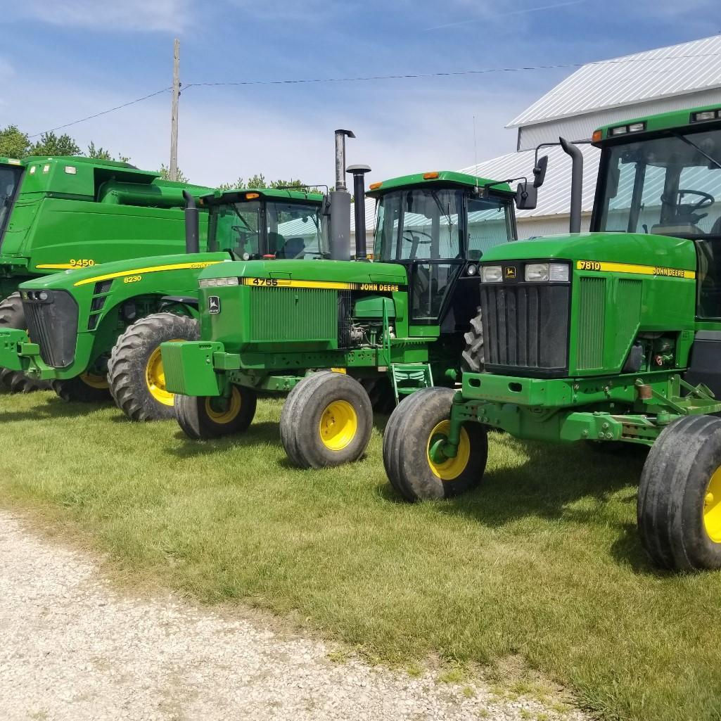 6x10 Seed Rack on John Deere 1064 Running Gear