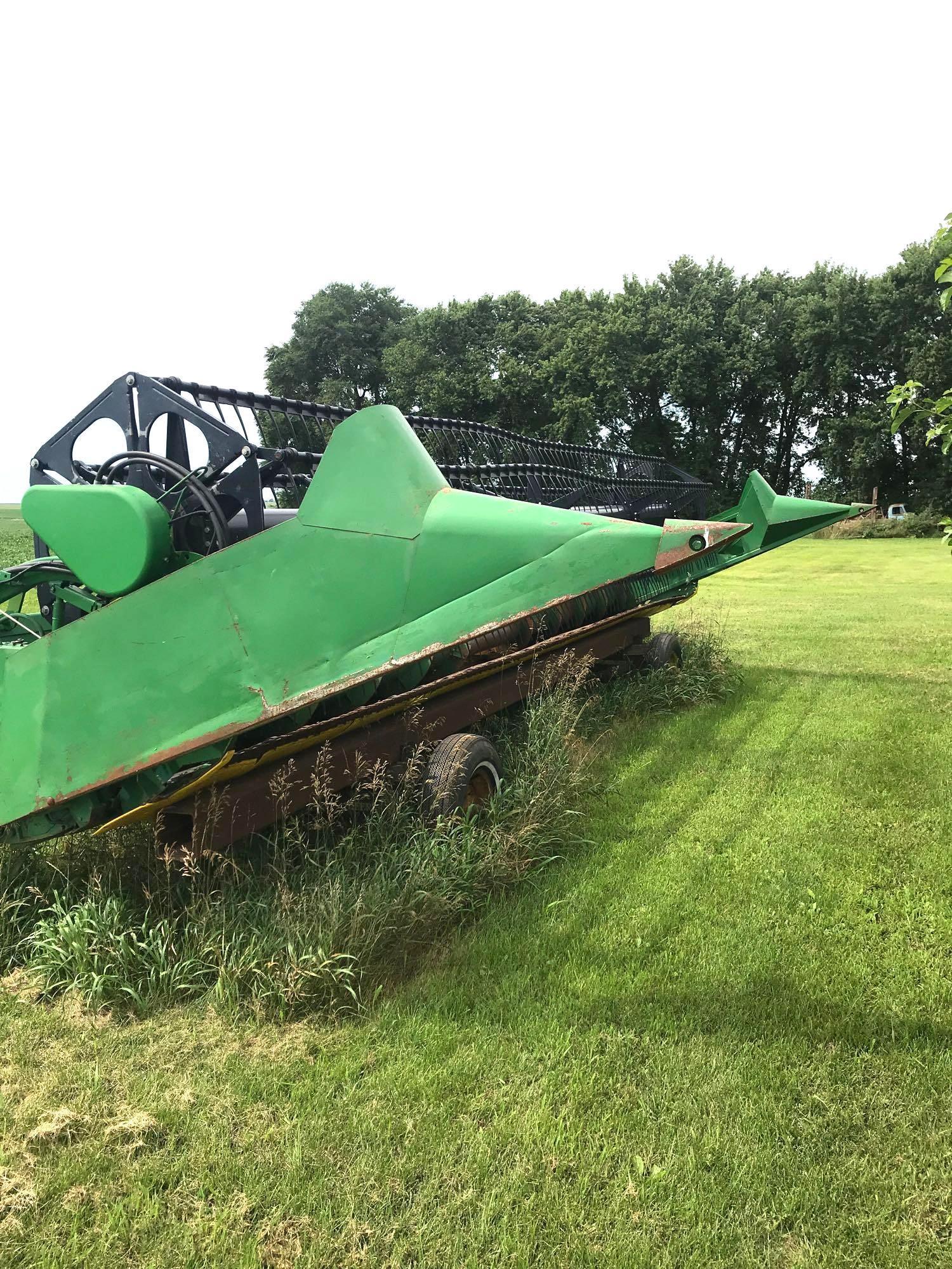 1992 John Deere 925F Flex Platform with Transport