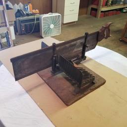 Vintage Backsaw and Miter Box