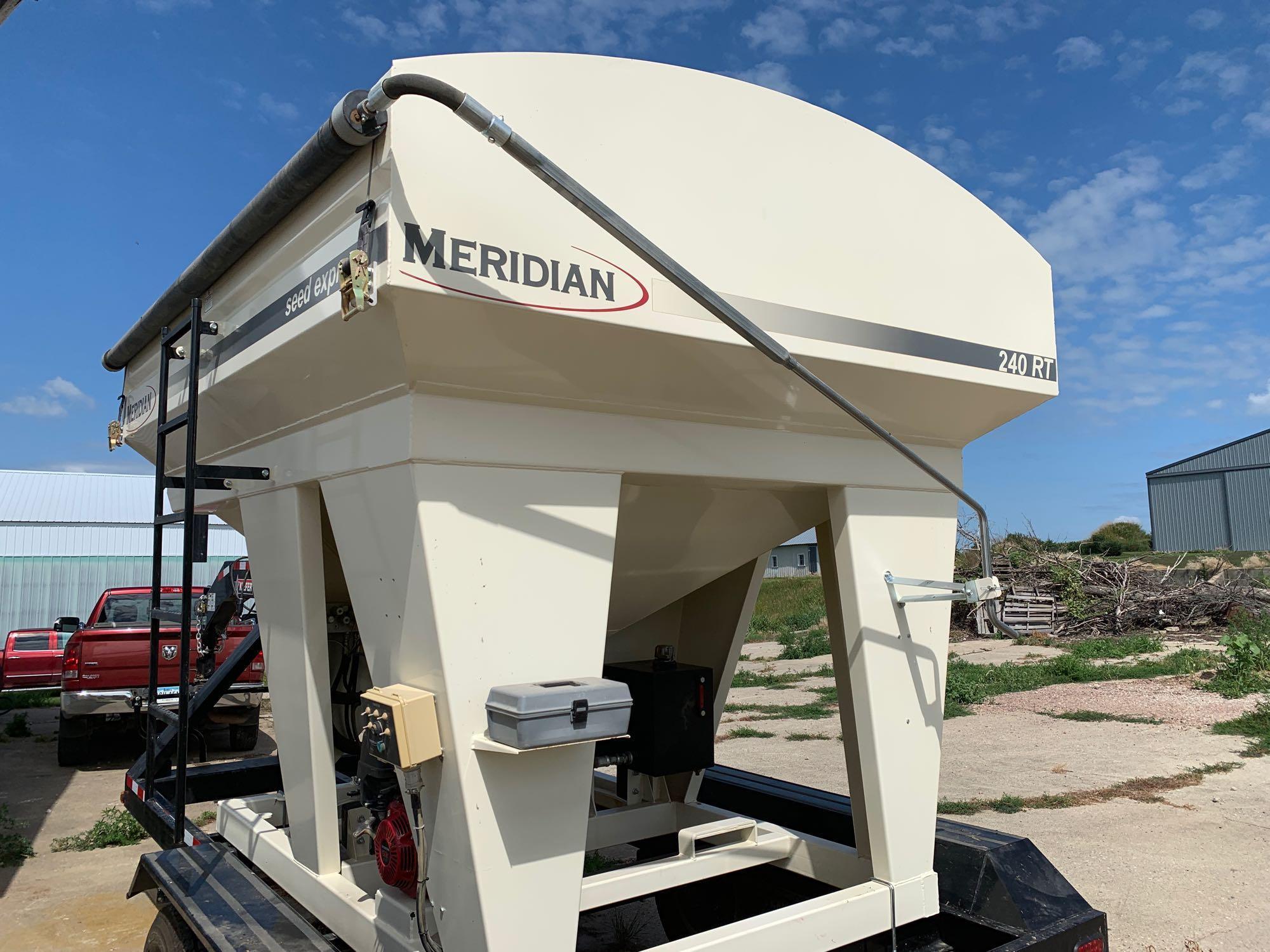 Meridian 240b Seed Tender on Kiefer 5th Wheel Tandem Trailer