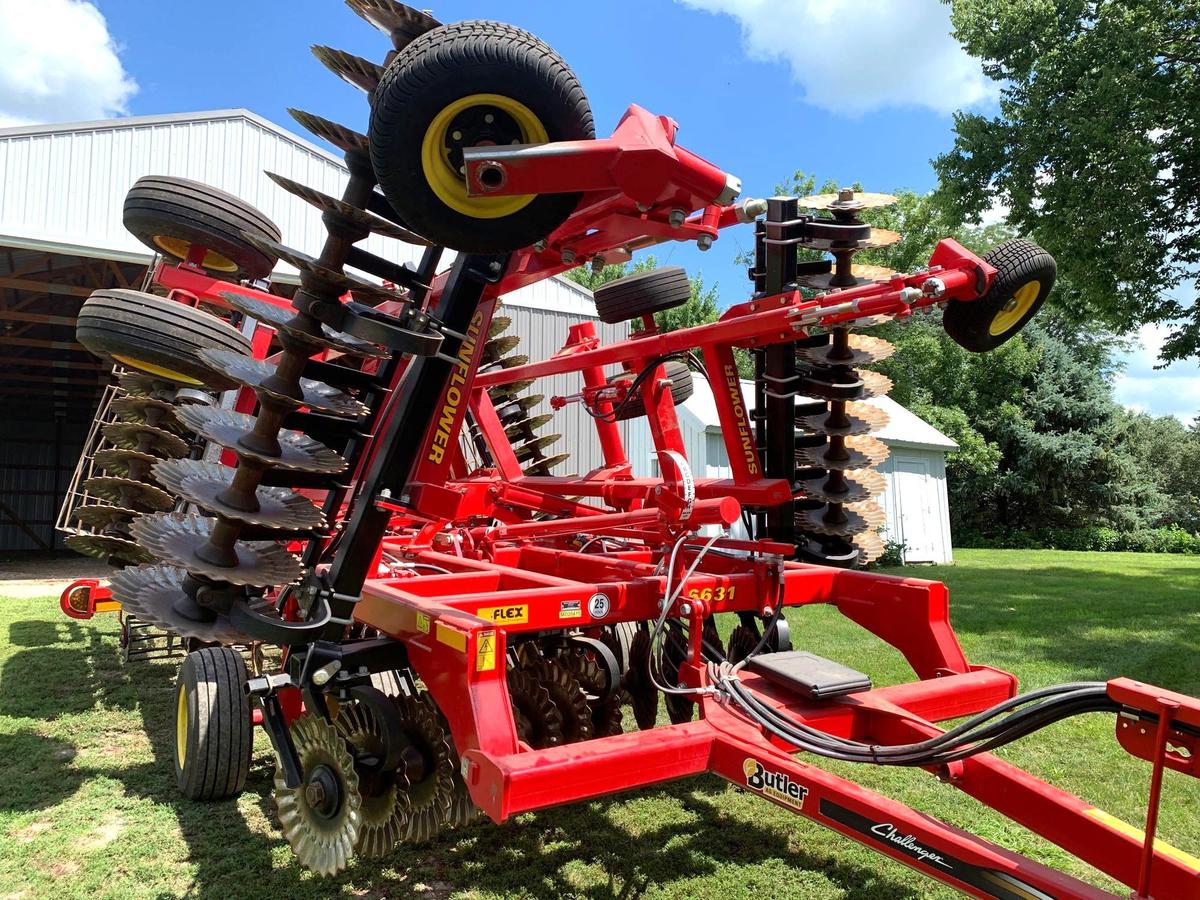 2014 Sunflower Model 6631 Veritcal TIllage Saber Blade, 24 Foot