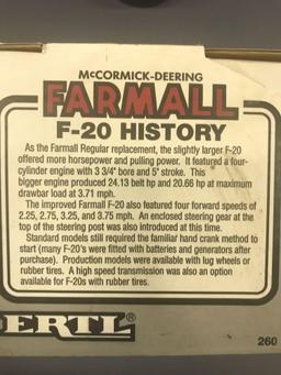 Ertl 1/16 Scale Farmall F-20 Tractor - NIB