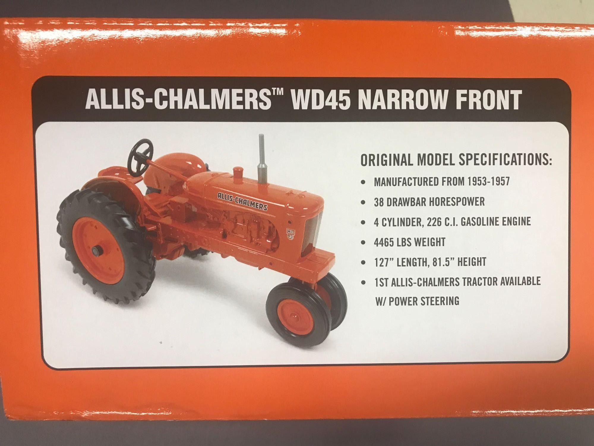 Ertl 1/16 Scale Allis Chalmers WD45 Tractor - NIB