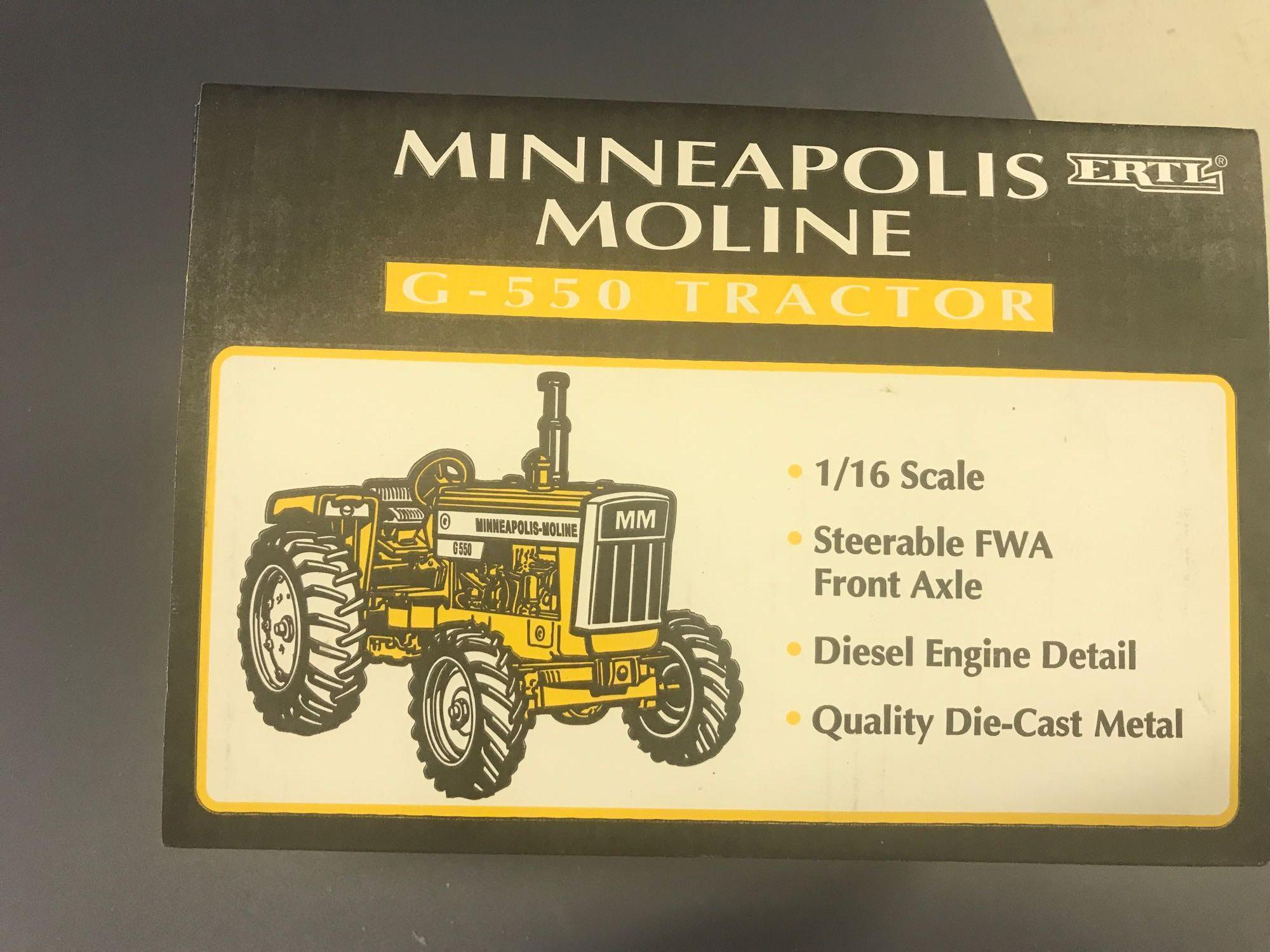 Ertl 1/16 Scale Minneapolis Moline G550 Tractor - NIB