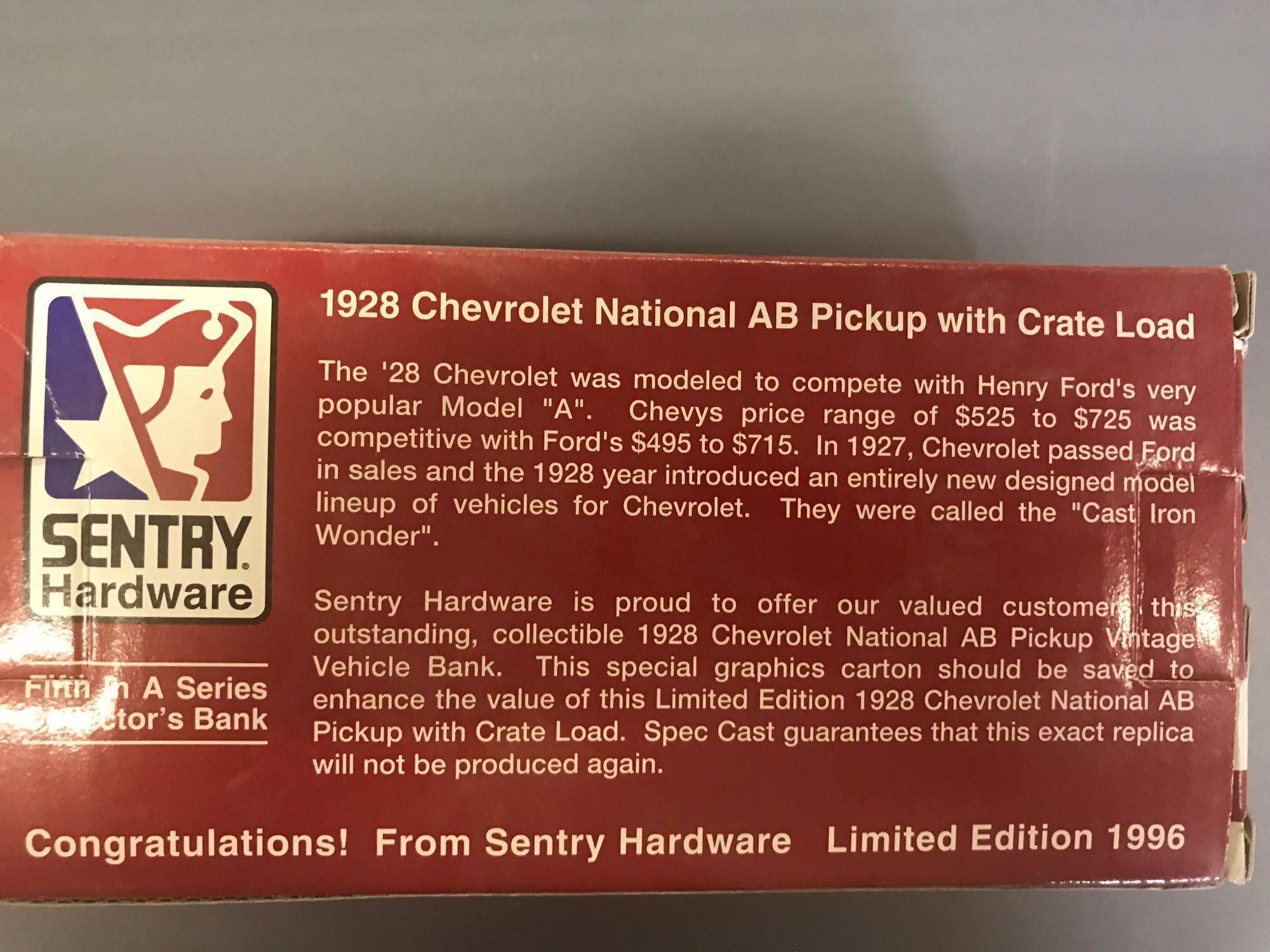 1/25th Scale Sentry Hardware Chevy Pickup-NIB