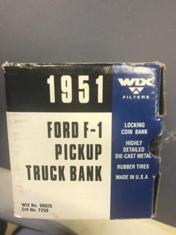 WIX Fliters 1951 Ford F 1 Truck Bank