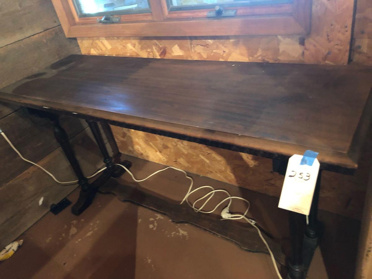 Hallway table (60'' W x 20'' D x 30'' H) No Shipping!