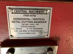 Central Machinery Power Metal Bandsaw