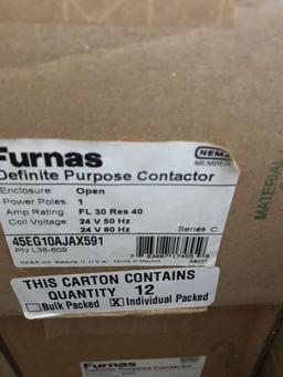 72 pcs NIB Furnas Definite Purpose Contactor Series C 45EG10AJAX591 PN:L38-609