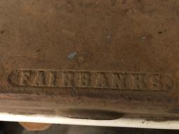 Fairbanks antique 50 lb. counter-top scale