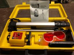 "Tool Shop" rotary laser level, in case (May need new batteries)