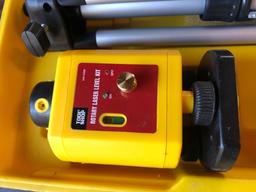 "Tool Shop" rotary laser level, in case (May need new batteries)