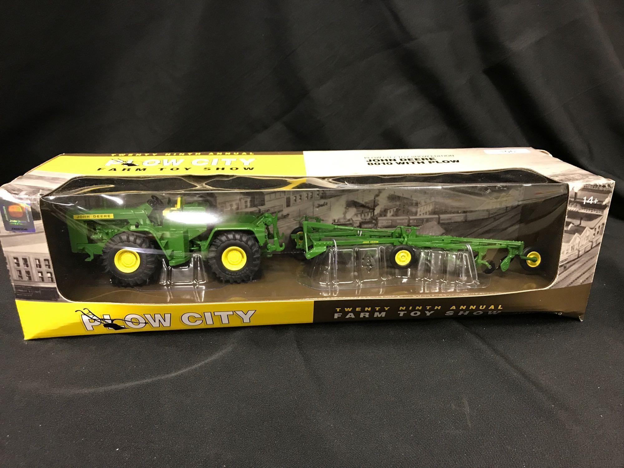 John Deere "8010 4WD with Plow"