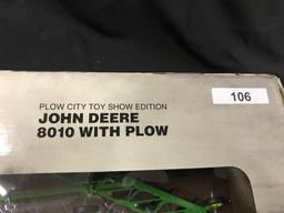 John Deere "8010 4WD with Plow"