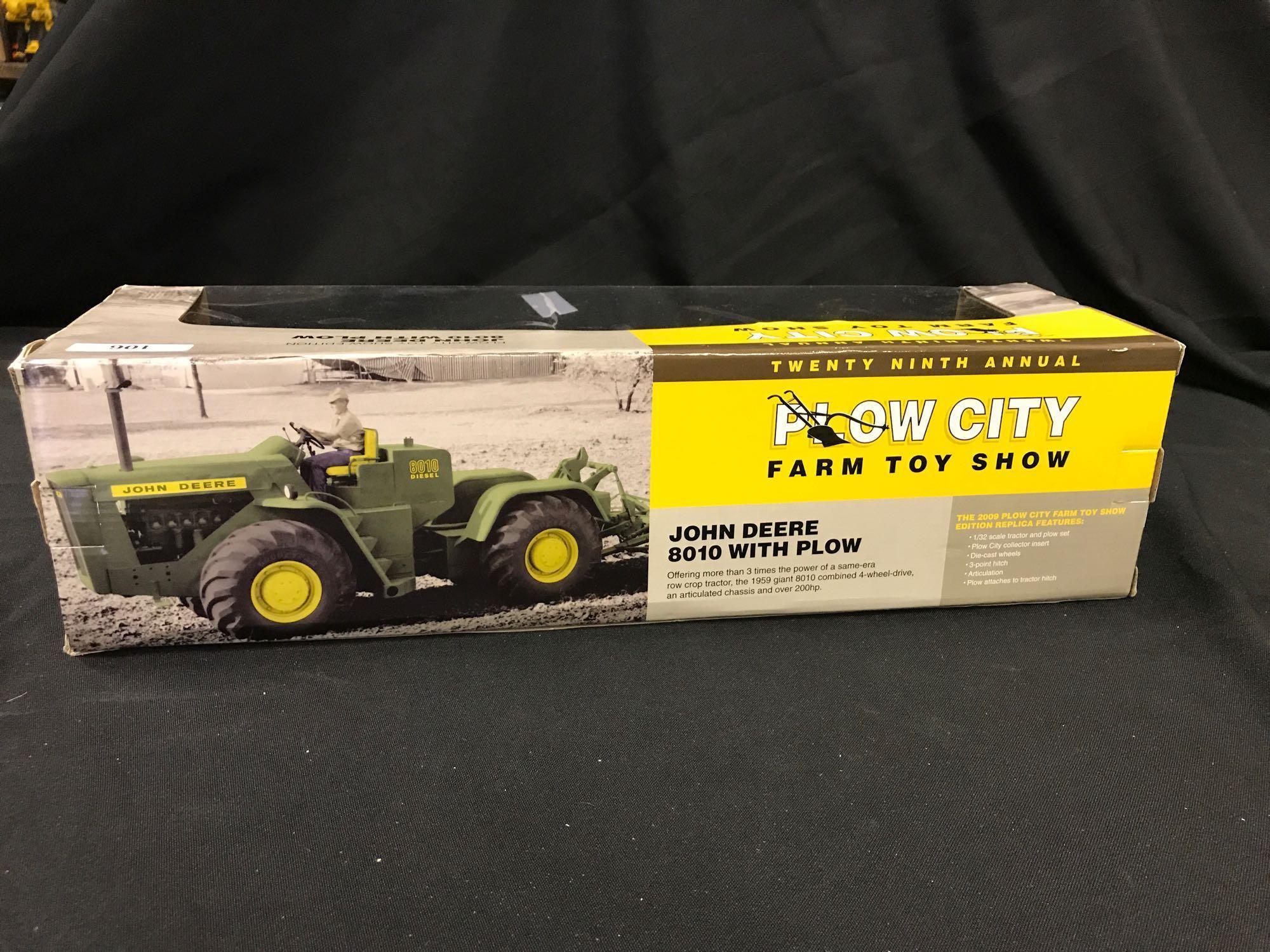 John Deere "8010 4WD with Plow"