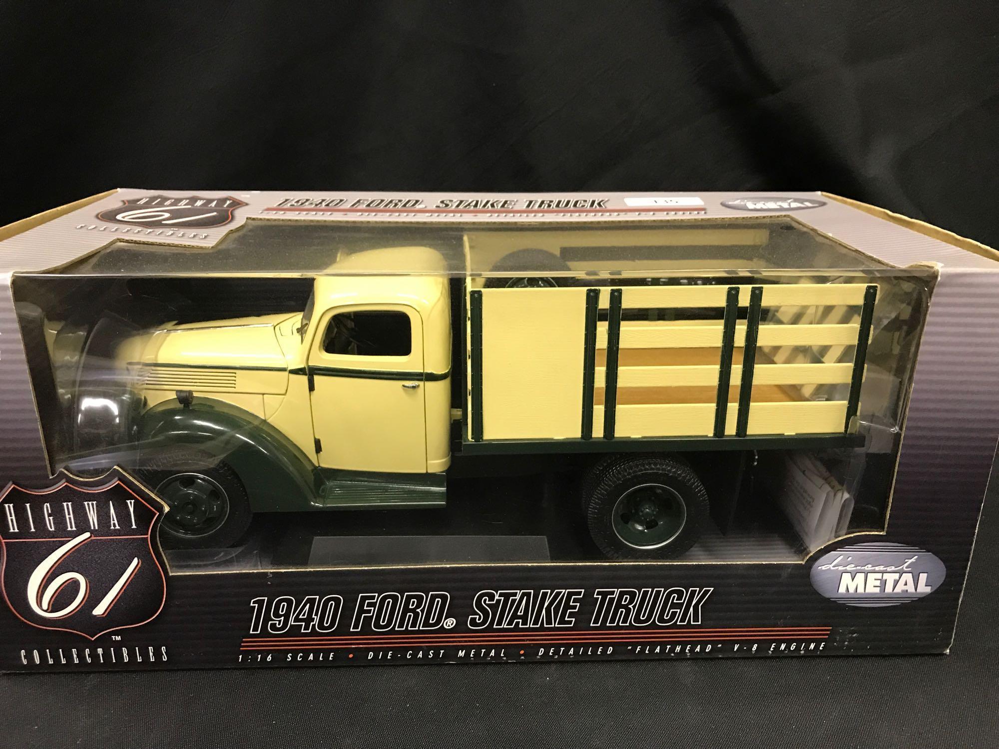 1940 Ford Stake Truck Highway 61 Collectible