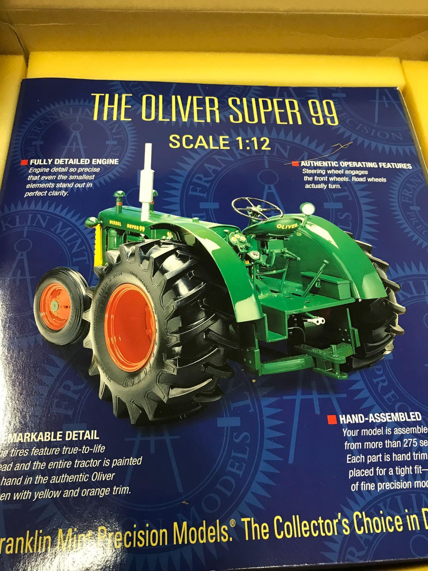 Oliver "Super 99" Diesel Tractor Franklin Mint