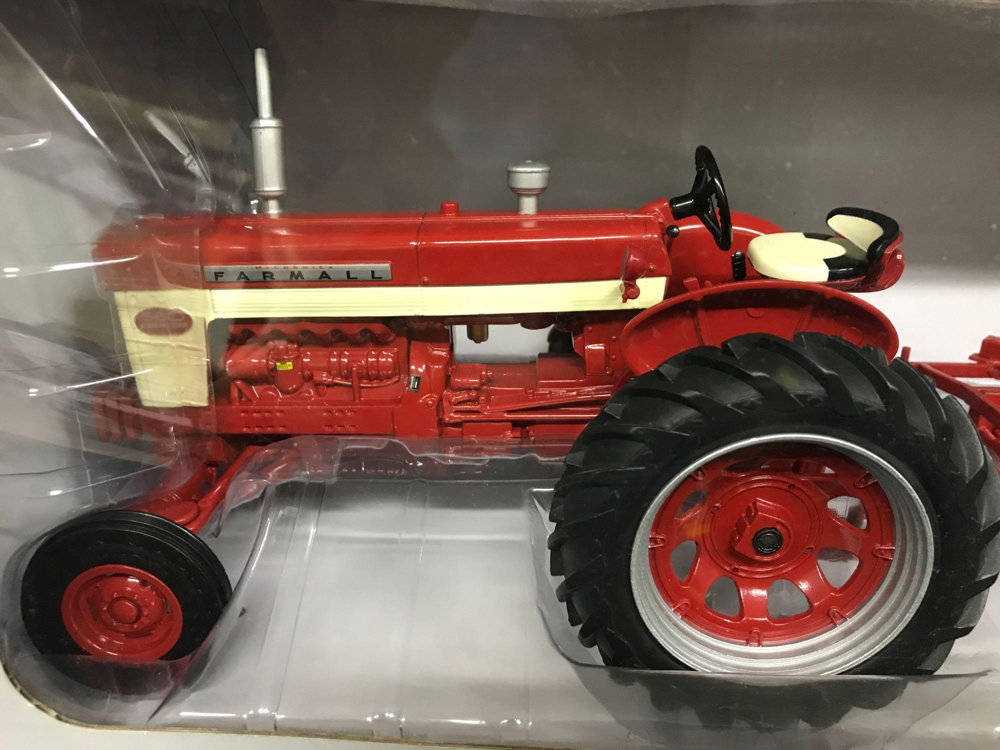 IH Farmall "560" Tractor with 5 Bottom Plow Prestige Series