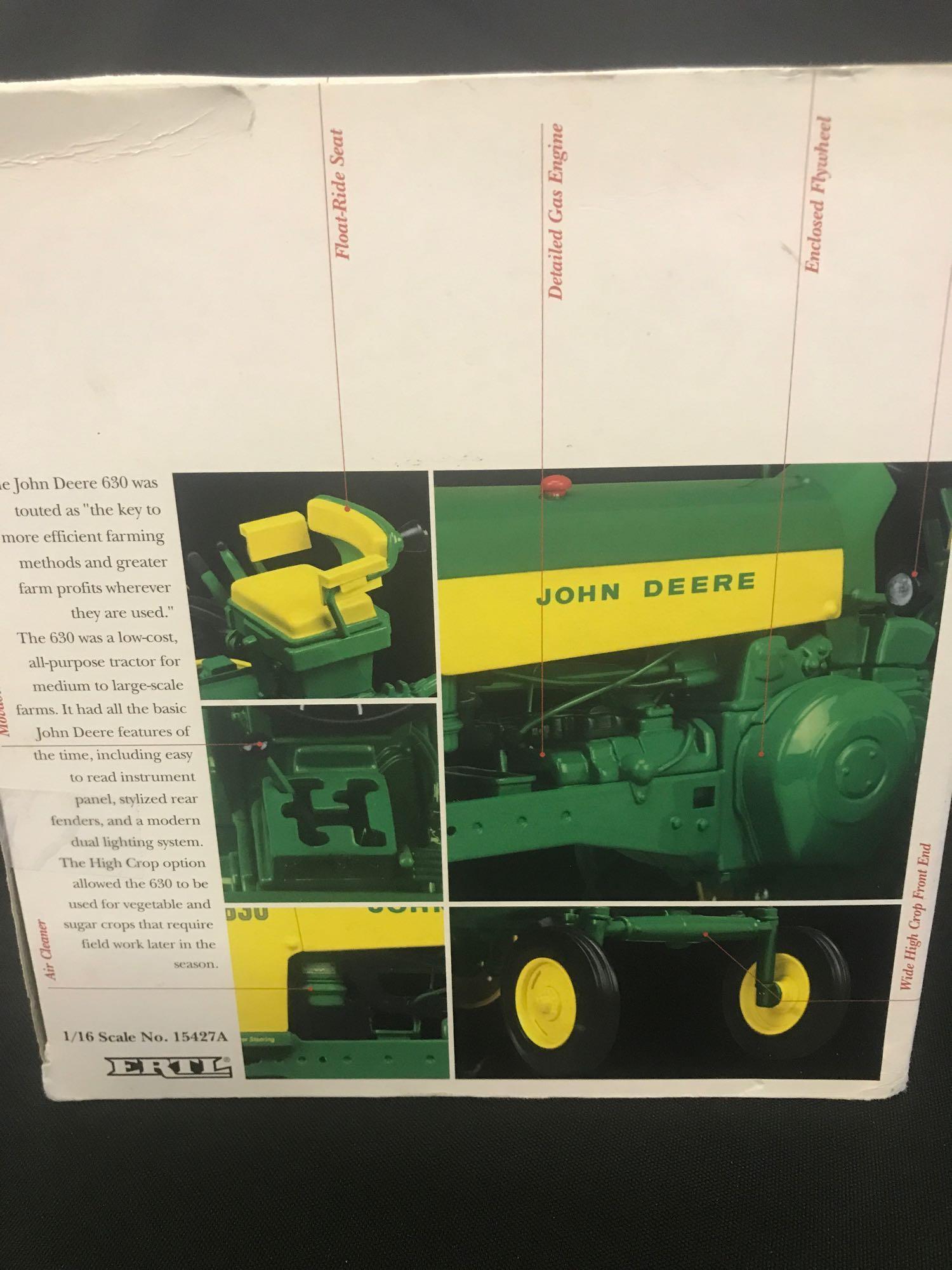 John Deere Model "630 High Crop" Tractor Collector Center Edition