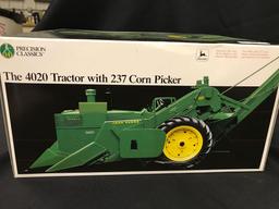 John Deere "4020" Tractor with "237" Corn Picker Precision Classic