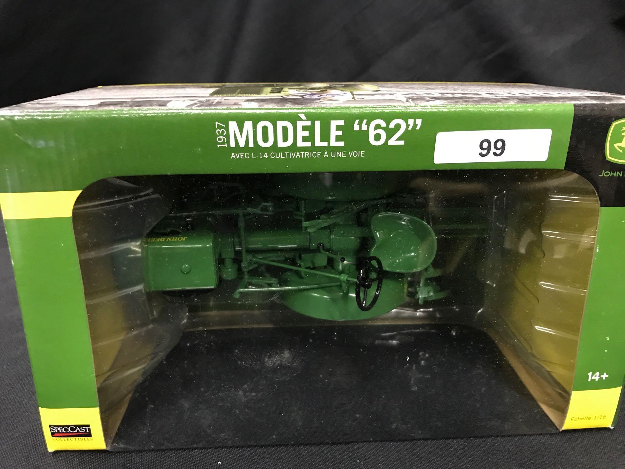 John Deere Model "62" Tractor with "L-14" Cultivator