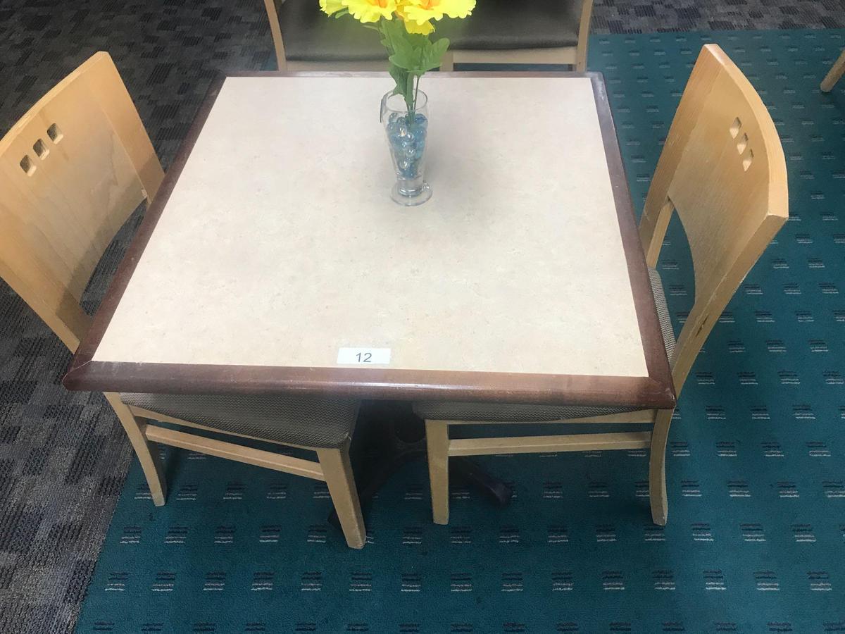 30 " x 30" Table and 2 chairs