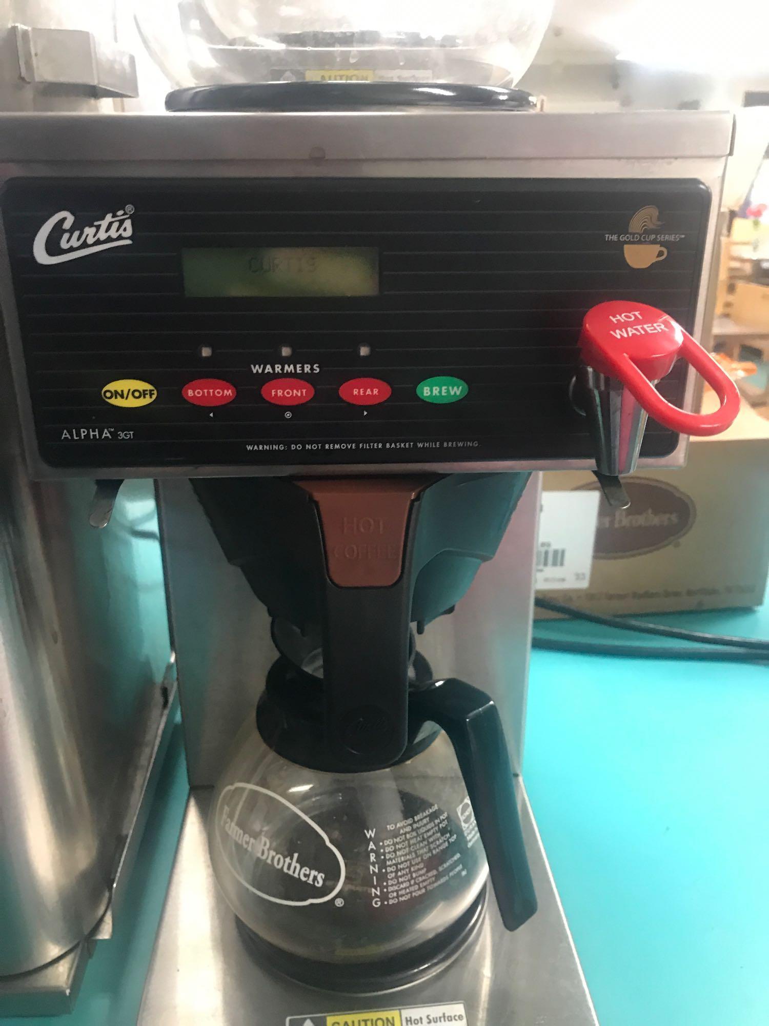 Curtis 3 Burner Coffee Machine