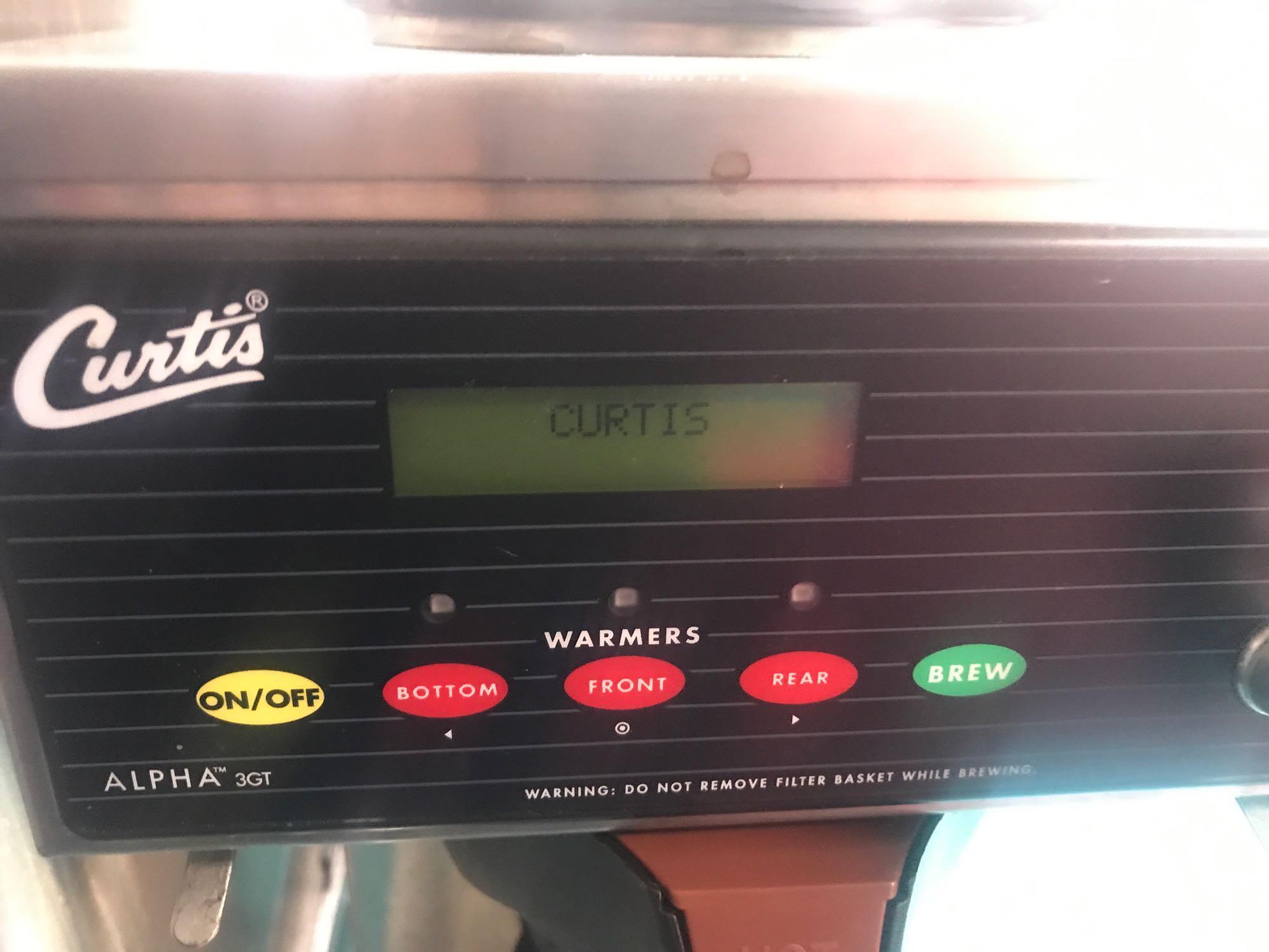 Curtis 3 Burner Coffee Machine