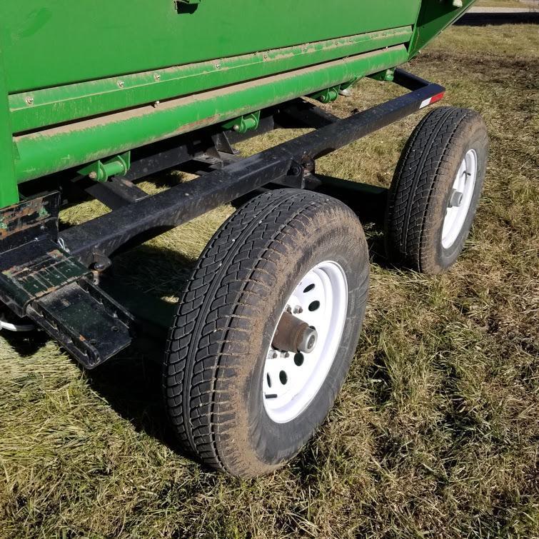 Maurer M38 Header Trailer, 38' Length, Tri-Cycle Steering , Tandem Rear Axle