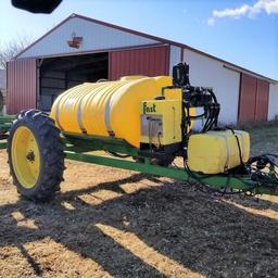 Fast 1000g Pull Type Field Sprayer w/ 60' Wheel Boom