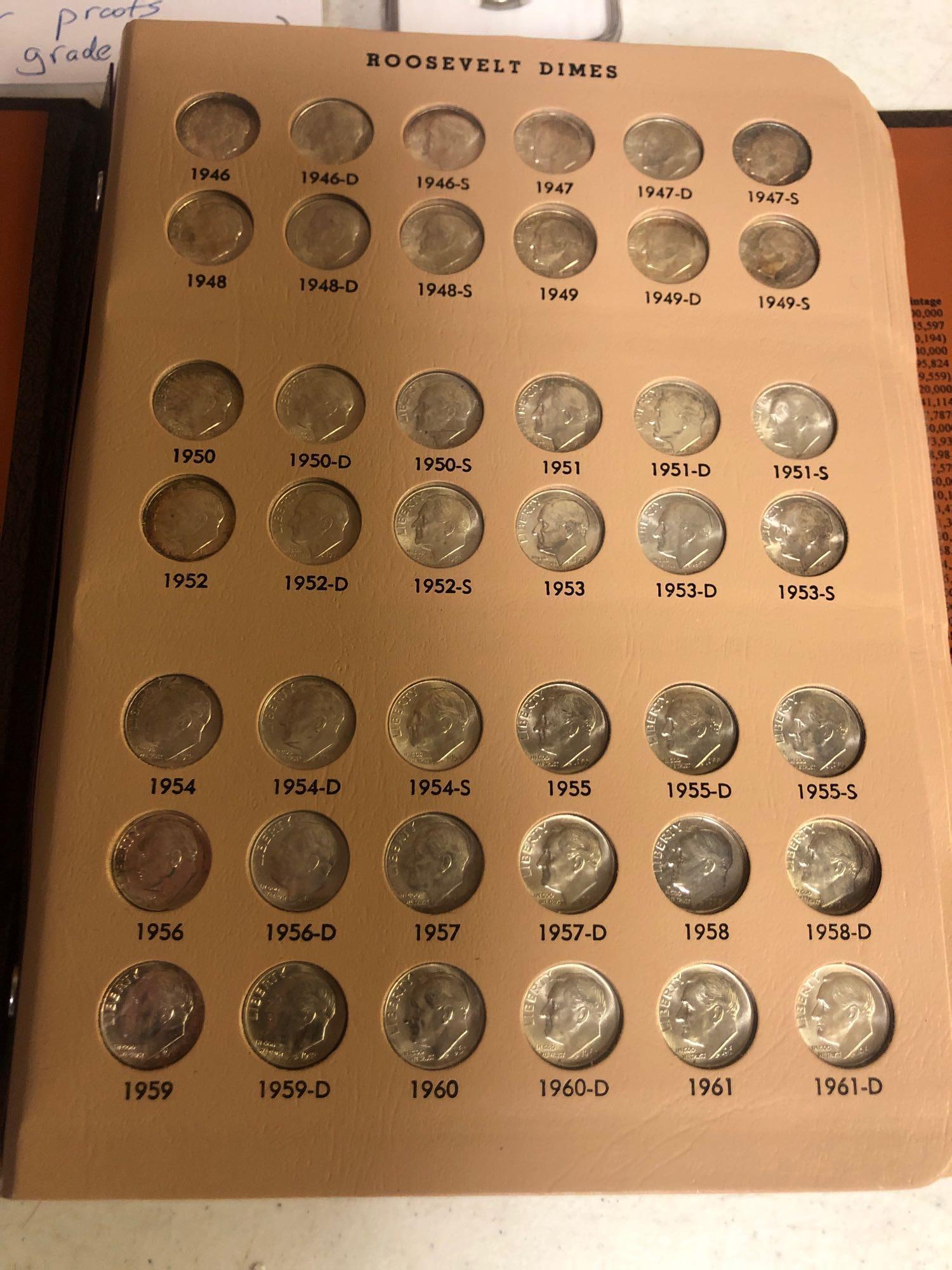 1946-2016 Complete Roosevelt Dimes Collection